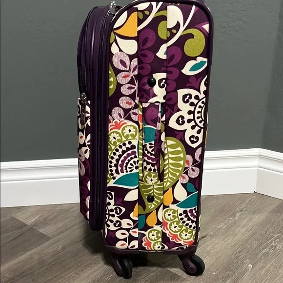 Vera Bradley Purple Floral Travel Bag - Picture 2 of 7